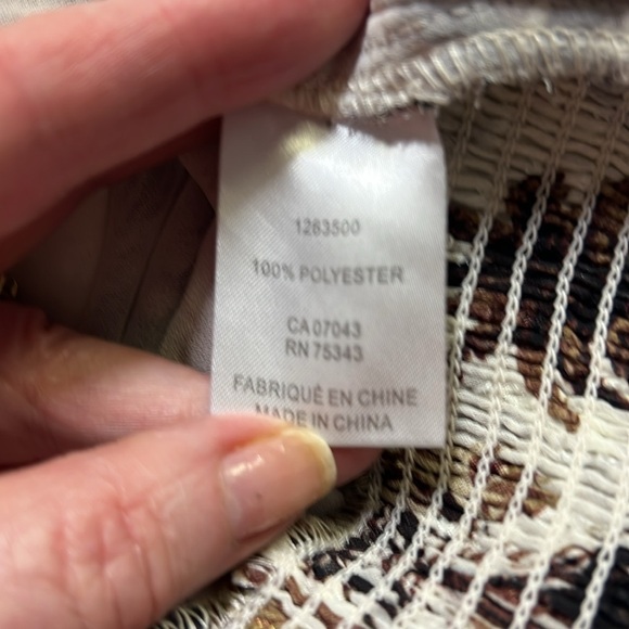 Joie Desert Palm Tree Surplice Wrap Blouse - Picture 5 of 6